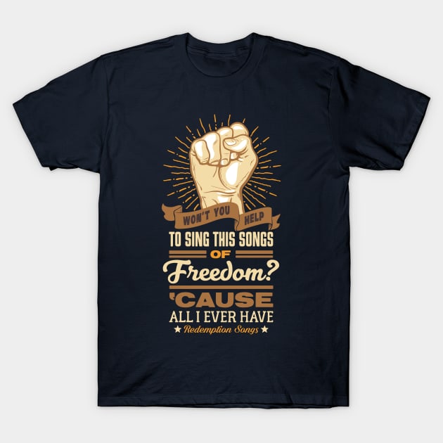 Redemption Quote T-Shirt by renatodsc